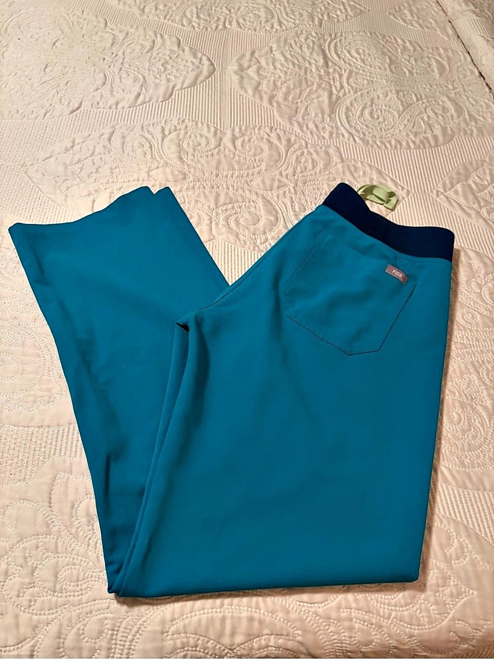 FIGS Technical Collection scrub pants Straight Leg Scrub Pants in Blue Size